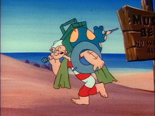 The All-New Popeye Hour Season 1 Episode 29 - A Day at the Muscle Beach