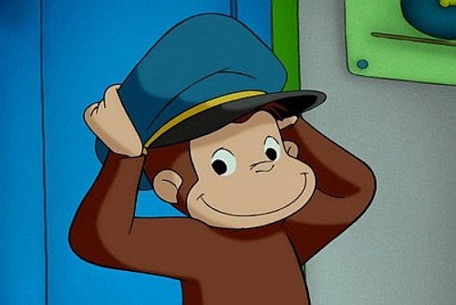 Curious George Station Master still