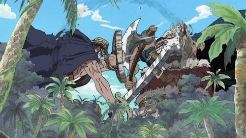 One Piece Season 2 Episode 71 - Huge Duel! The Giants Dorry and Broggy!