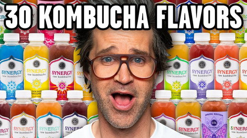 We Tried EVERY Kombucha Flavor still