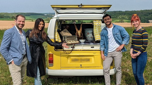 Celebrity Antiques Road Trip Season 12 Episode 7 - Ekin-Su Cülcüloglu v Davide Saclimenti