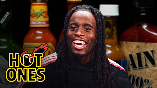 Hot Ones Season 27 Episode 8 - Kai Cenat Calls Sean a Liar While Eating Spicy Wings