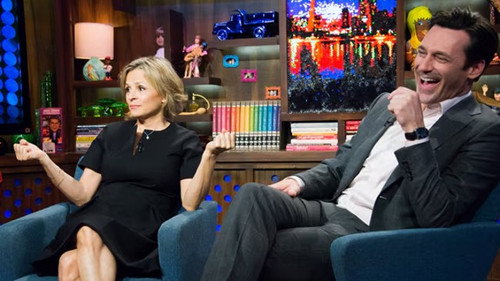 Amy Sedaris & Jon Hamm still