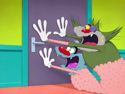 Oggy vs. Super Roach still