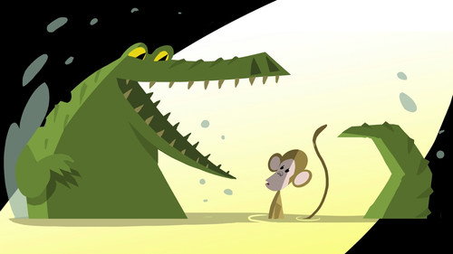 The Monkey and the Crocodile still