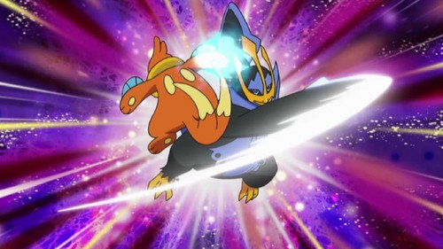 Pokémon Season 13 Episode 23 - Four Roads Diverged in a Pokémon Port!