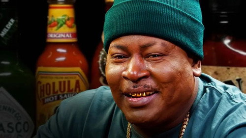 Hot Ones Season 5 Episode 13 - Trick Daddy Prays for Help While Eating Spicy Wings