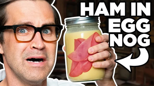 Leaving Weird Things In Eggnog For A Month (Experiment) still