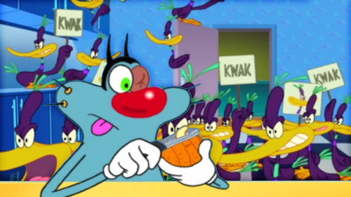 Oggy and the Cockroaches Season 1 Episode 16 - Duck Soup
