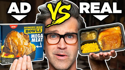 Good Mythical Morning Season 20 Episode 6 - Frozen Food Ads vs. Real Life Food (Test)