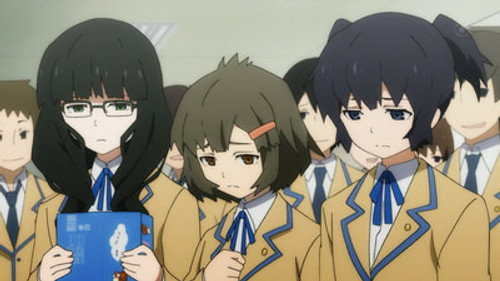 Black Rock Shooter Season 1 Episode 3 - Tears Held Back Threaten to Spill Over