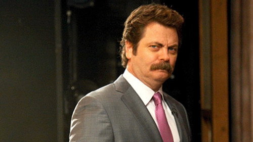 Nick Offerman, Jerrod Carmichael, Pete Correale still