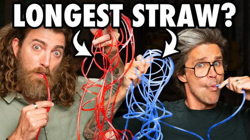 We Drink From The World's Longest Straw still