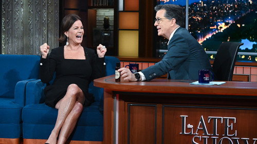 The Late Show with Stephen Colbert Season 8 Episode 21 - George Stephanopoulos, Marcia Gay Harden