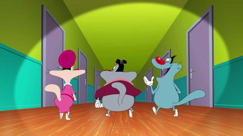 Oggy and the Cockroaches Season 4 Episode 11 - Lightning Visit