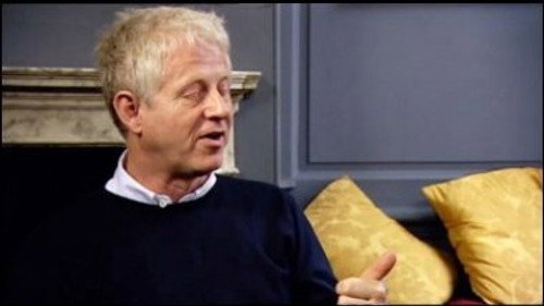 Richard Curtis & Ben Elton in Soho still