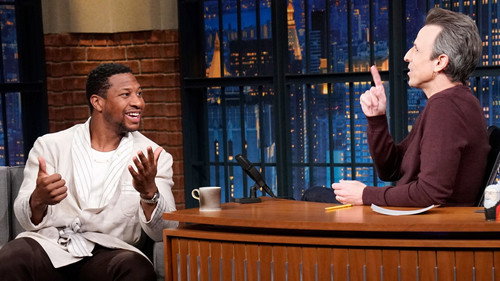 Jonathan Majors, Riley Keough still