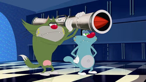 Oggy and the Cockroaches Season 7 Episode 26 - Guess Who in the Fridge