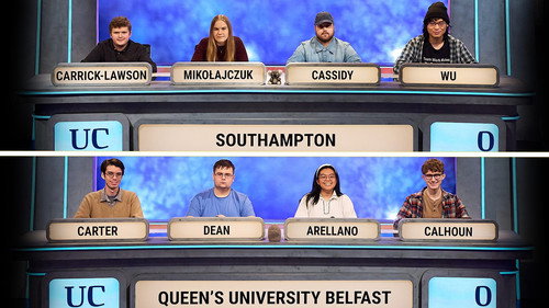 University Challenge Season 56 Episode 11 - Southampton v Queen’s University Belfast