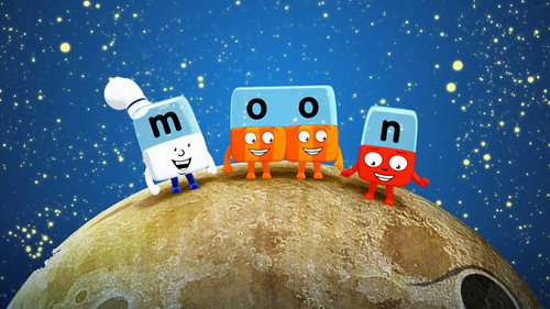 Alphablocks Season 1 Episode 12 - Moon