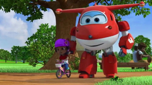 Super Wings Season 1 Episode 39 - Wheel Good Time