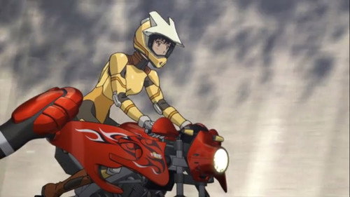 Ride Back Season 1 Episode 2 - Challenge from Tamayo!? S.L.F. - Spread Legs Form