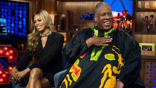 Laverne Cox & Andre Leon Talley still