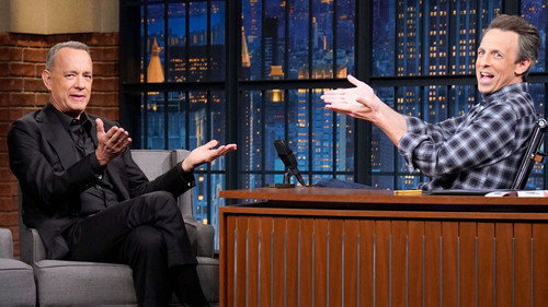 Late Night with Seth Meyers Season 10 Episode 44 - Tom Hanks, Jessie Buckley, Stephen Markley