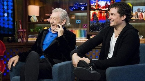 Orlando Bloom & Ian McKellen still