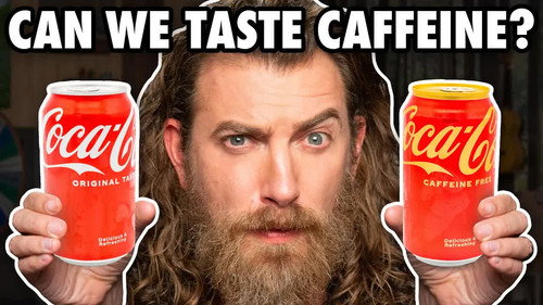 Caffeinated Vs. Caffeine Free Drink Taste Test still
