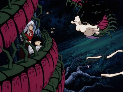InuYasha Season 1 Episode 1 - The Girl Who Overcame Time... and the Boy Who Was Just Overcome