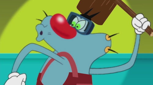Oggy and the Cockroaches Season 2 Episode 24 - Going Up