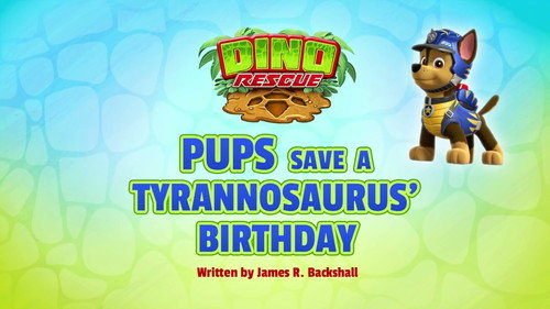 Dino Rescue: Pups Save a Tyrannosaurus' Birthday still