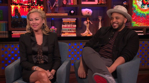 Sutton Stracke and Justin Simien still