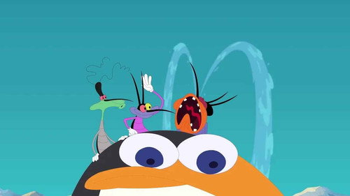 Oggy and the Cockroaches Season 6 Episode 92 - The Race to the North Pole