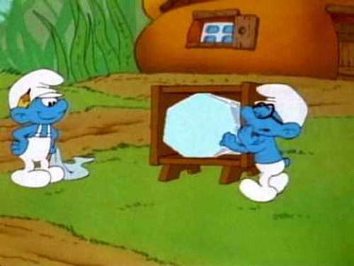 The Smurfs Season 6 Episode 56 - Handy's Window-Vision
