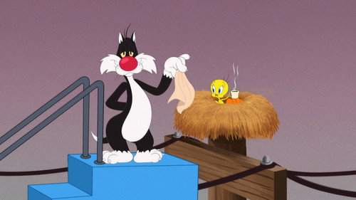 Looney Tunes Cartoons Season 4 Episode 8 - Telephone Pole Gag: Airplane Stairs