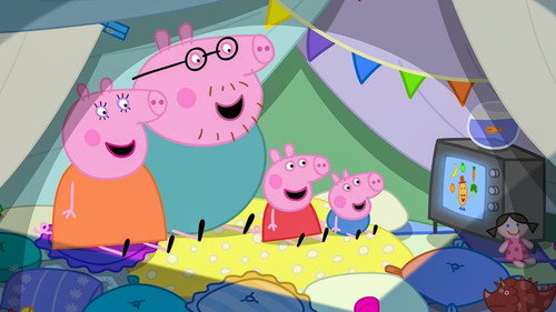 Peppa Pig Season 8 Episode 44 - Cushion Den