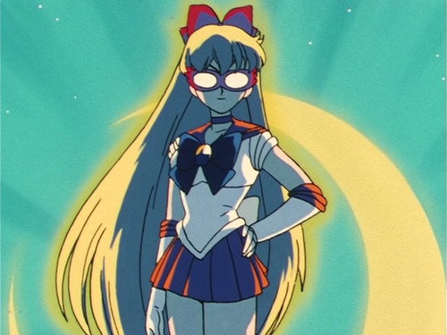 Sailor V Makes the Scene still