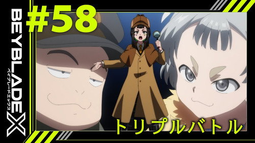 Beyblade X Season 1 Episode 58 - Triple Battle