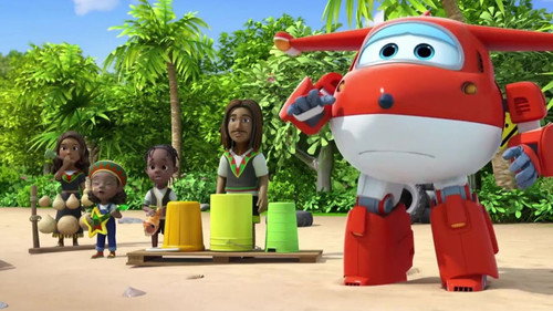 Super Wings Season 1 Episode 45 - Jamaican Waves