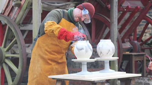 The Great Pottery Throw Down Season 8 Episode 4 - Raku Vessels and a Decorative Challenge