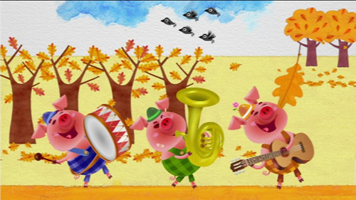 Masha's tales Season 1 Episode 13 - The Three Little Pigs