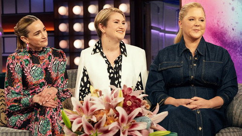 Amy Schumer, Jillian Bell & Brianne Howey, David Kwong still