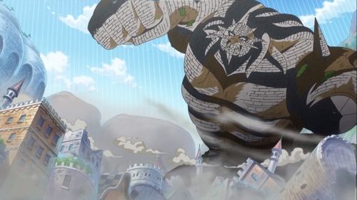 One Piece Season 16 Episode 685 - Steady Progress! Luffy's Army vs. Pica!