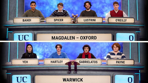 University Challenge Season 56 Episode 5 - Magdalen College, Oxford v Warwick