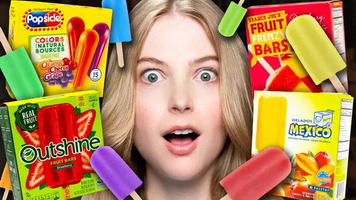 Frozen Fruit Popsicles Taste Test still
