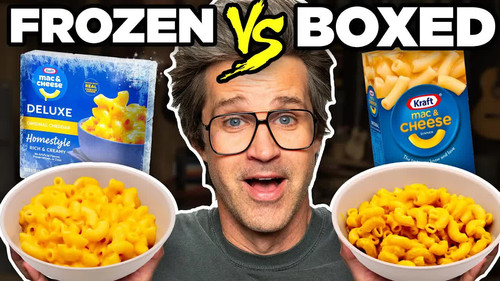 Frozen vs. Boxed Food Taste Test still
