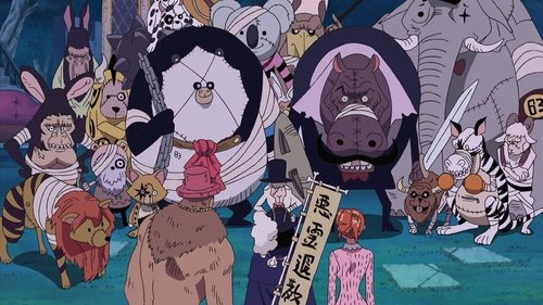 One Piece Season 10 Episode 345 - A Bunch of Animals? Perona's Wonder Garden!