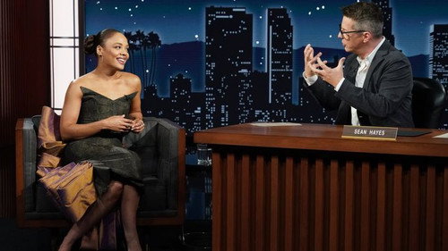 Jimmy Kimmel Live! Season 20 Episode 134 - Sean Hayes, Patrick Schwarzenegger, Tessa Thompson, Kevin Morby
